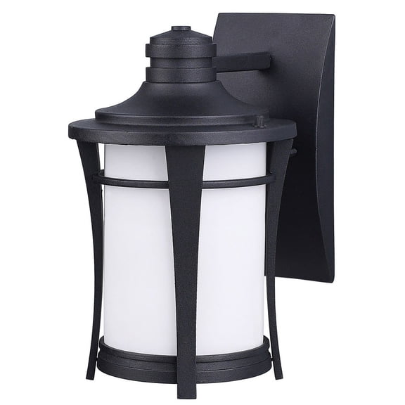 IOL138BK Canarm Inc Maya - 1 Light Outdoor Wall Lantern-10.75 Inches Tall and 6.75 Inches Wide