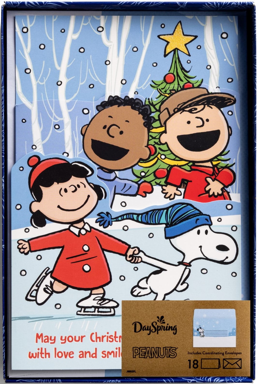 Hallmark Peanuts Christmas Boxed Greeting Cards, Snoopy (16