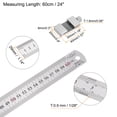 thumbnail image 2 of Unique Bargains Stainless Steel Ruler with Scriber Block 24' Metric Inch Ruler with 30mm Locating Vernier Slider, Silver Tone, 2 of 5