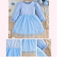 thumbnail image 4 of RXMEKW Robe en Maille à Manches Longues à Col Rond pour Filles Robe de Princesse pour Tout-Petits Coton Doux, 4 of 8