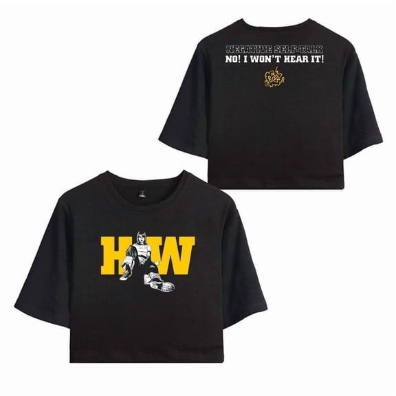 Hayley Williams Negative Self-Talk Merch T-Shirt For Women&Girls Midriff Short Sleeve Summer Fashion Vest Tee