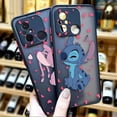 thumbnail image 2 of Matte Case for Redmi A1 K50 K40 GAMING K30 K20 10X 10C 10 9C 9T 9A 9 8 7 PRO 4G 5G Case Funda Coque Lilo & Stitch Cartoon Anime, 2 of 5