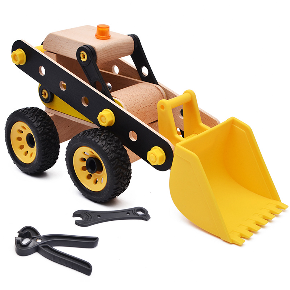 Jellydog Toy Construction Toys Trucks Building Assembly Excavator Set