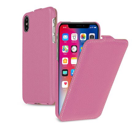 Funda de teléfono de lujo con tapa para iPhone X, carcasa de cuero 2017 auténtico de 5,8 pulgadas, accesorio para iPhone X, novedad de 100% Fivean unisex
