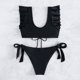 thumbnail image 4 of Conjunto de ropa de playa Bikini con correas elegantes bloque de color cómodo traje de baño dividido para mujer OAVQHLG3B Store  lin121212, 4 of 4