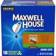 Maxwell House House Blend Decaf Medium Roast K-Cup® Coffee Pods, 18 ct Box