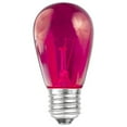 thumbnail image 3 of Novelty Lights Pink S14 Edison Hanging Outdoor String Light Replacement Bulbs E26 medium Base 11 Watt, 3 of 5