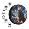 thumbnail image 4 of Goofa Night Sky Bald Eagle Pattern Universal Tire Cover for Jeep, SUV, Truck, and Trailer – Waterproof, UV-Resistant,Easy to Install, Fits 14"-17" Tires-15 inch, 4 of 6