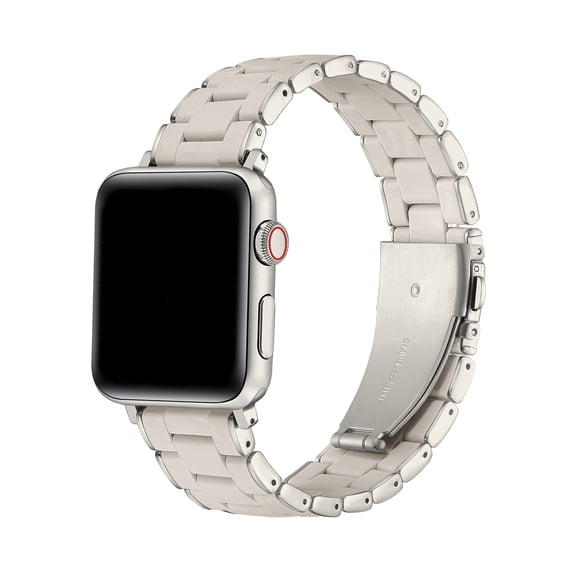 Posh Tech Orla Silicone and Steel Band Compatible with Apple Watch
