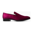 thumbnail image 7 of Stacy Adams Savion Plain Toe Velour Slip On Party Shoes Cranberry 25613-608, 7 of 7