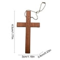 thumbnail image 3 of Generic Handcrafted Wooden Cross Figurine for Easter Tabletop Display, 3 of 6
