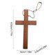 thumbnail image 3 of Decoraciones de Pascua, adornos de Pascua, regalos de Pascua, pequeño adorno colgante de cruz, suministros para iglesias, artesanías de madera, adornos de decoración de escritorio de Pascua, adorno de, 3 of 6