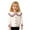 White, variant on Vitality Girl Knit Sweater|Girls' Loose-Fit Soft Cardigan Jacket|Versatile for School, Casual, and Everyday Wear,90,White,Suitable for all seasons