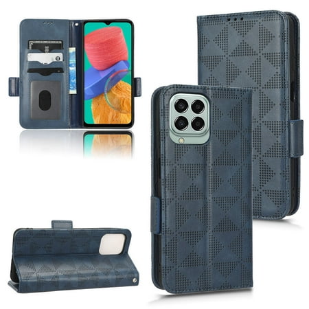 Samsung Galaxy M33 5G Case , Leather Wallet Cover Magnetic Full Body Shockproof Stand Flip Case for Samsung Galaxy M33 5G