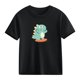 thumbnail image 4 of Blusas y camisas de manga corta con cuello redondo para niños Camiseta de verano de manga corta estampada para niñas Jersey elegante de cuello redondo para niñas Top de algodón para niños, 4 of 6