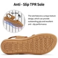 thumbnail image 6 of Ablanczoom Womens Sandals: Non-Slip Summer Comfortable Flat Sandals Women Beach Shoes, 6 of 7