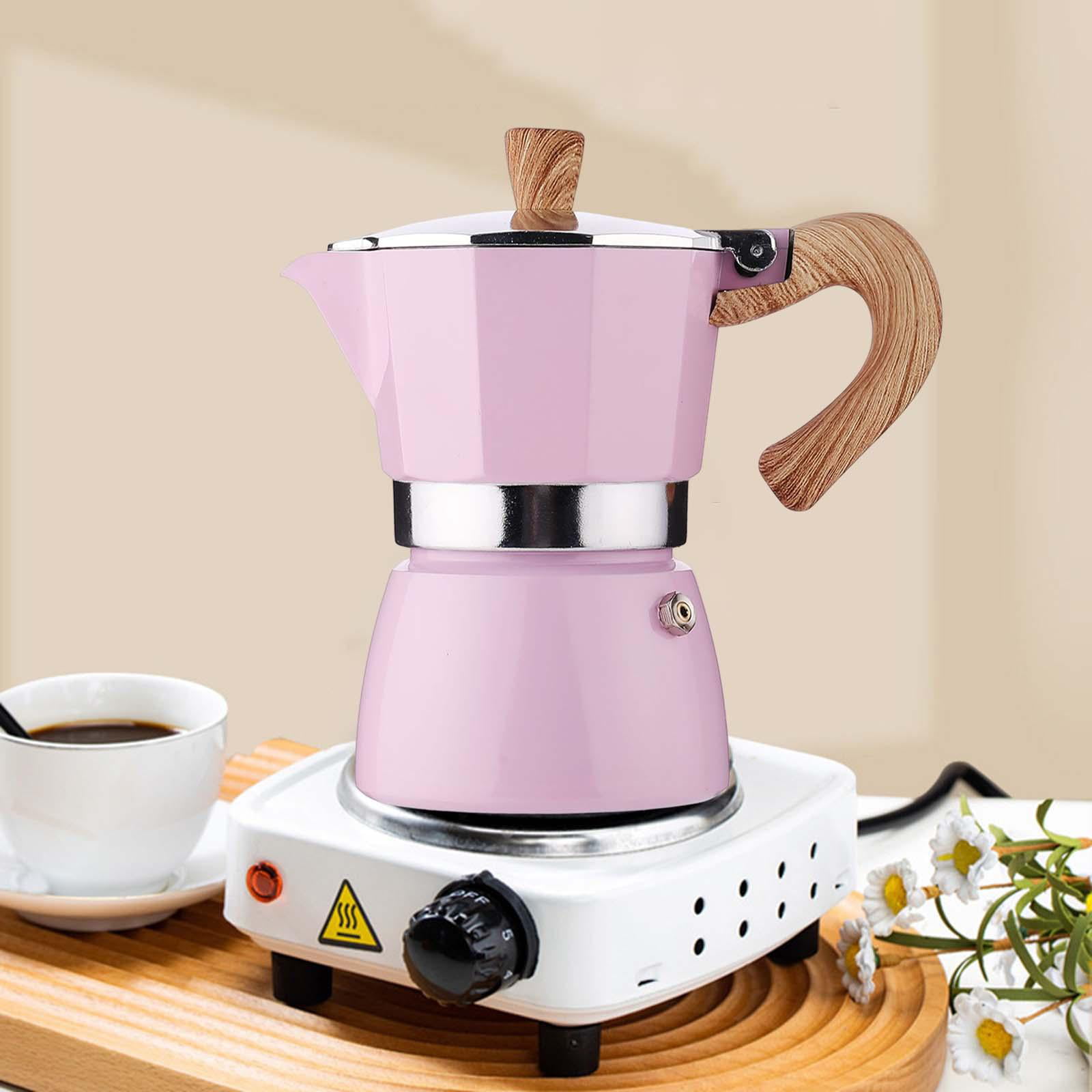 Brewer Percolator Durable Kettle Pink Accessories Manual Portable Octagonal  for Camping Cafe Use Bar, - AliExpress