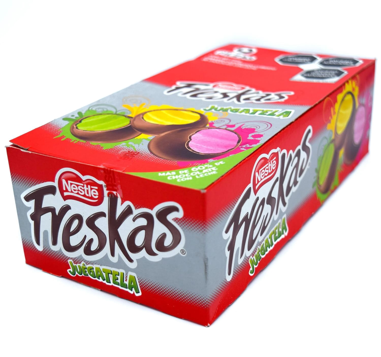 Nestle Freskas Flavored Sponge Toffee Balls Covered in Chocolate, 9 x 1.24 oz