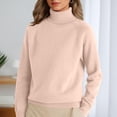 thumbnail image 2 of Gkeoshab Sweaters for Women Women's Casual Long Sleeve Stand Neck Sweatshirt Button Pullover Tops Winter Clothing for Women, 2 of 4