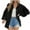 Black, variant on Odeerbi Tops Coat for Women Jacket Solid Color 2025 Casual Long Sleeve Pocket Loose Lapel Cardigan Brown