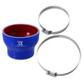 thumbnail image 1 of Unique Bargains ID Straight Silicone Reducer Hose Silicone Hose Coupler Intercooler Tube Blue Red for Car, 1 of 6