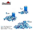thumbnail image 3 of Perlas de Vidrio para Fuego Stanbroil Mezclado 4.5 kg - 1.27 cm Azul Cobalto, 3 of 6
