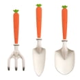 thumbnail image 2 of HUASHENG Children's Garden Tool Set Carrot Digging Shovel Graduated Tip Shovel Rake Flower Three Set, 2 of 5