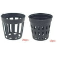 thumbnail image 3 of 10pcs Large Size/20pcs Small Size Aquarium Plastic Pot Fish Tank Water Plant Grass Baskets Cultivate Planting, 3 of 9