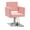 Pink, variant on BarberPub Hydraulic Barber Chair, Swivel Salon Chair for Hair Stylist