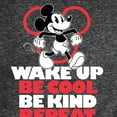 thumbnail image 3 of Disney - Mickey Mouse - Wake Up, Be Cool, Be Kind, Repeat - Men's Crew Neck Fleece Pullover, 3 of 6
