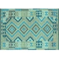 thumbnail image 1 of Ahgly Company Indoor Rectangle Persian Light Blue Traditional Area Rugs, 4' x 6', 1 of 4