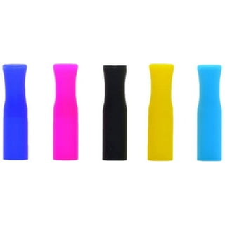 Silicone Straw Tips for Stainless Steel – 100Pcs Multicolored Reusable  Silicone Tip for Metal Rubber Straws Covers with Individually Wrapped |  Food