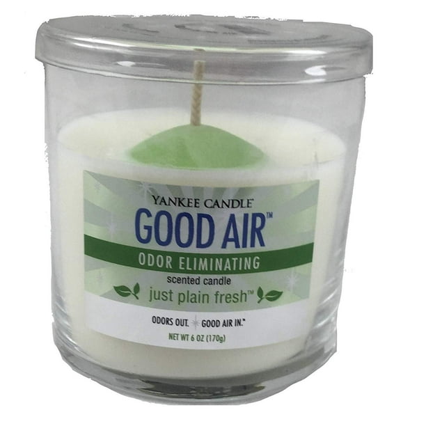 Yankee Candle Just Plain Fresh Good Air Odor Eliminating Small Single