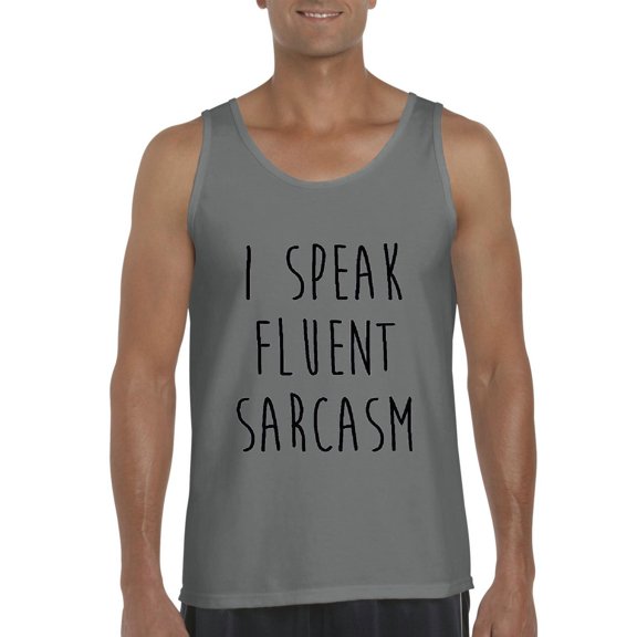 Artix - Men's Tank Top for Men - I Speak Fluent Sarcasm