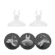thumbnail image 2 of 20 piezas de ventosas de fijación transparentes abiertas con abrazadera de plástico para pecera, accesorios para acuario., 2 of 6
