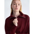 thumbnail image 4 of Free Assembly Women's and Women's Plus Quarter Zip Sweater, Midweight, Sizes XS-4X, 4 of 5