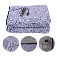 thumbnail image 3 of Heated Throw Electric Over Blanket Grey Digital Control Large Washable Fleece, 3 of 4