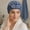 Blue, variant on Microfiber Hair Towel for Women - Quick-Drying, Super Absorbent Hair Wrap with Bow Design, Soft Hair Towel Turban for Curly Long Wet Hair, 10.23x13.77in