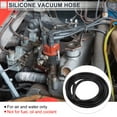 thumbnail image 2 of 1 Pcs Universal Silicone Vacuum Tubing Hose High Temperature 6FT 3/16" 4mm ID 3mm Thickness Automotive Vacuum Line 130PSI Max Pressure Black Silicone, 2 of 7