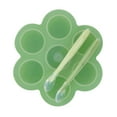 thumbnail image 7 of Acorn Baby Green Food Container Freezer Thick with Thin Lid and 2pk Spoons, 7 of 7