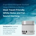 thumbnail image 2 of Adaptive Sound Technologies LectroFan Micro 2 - Portable Bluetooth Speaker & White Noise Machine - Compact Sound Machine for Travel - 11 Non-Looping Sounds for Sleep Support - White, 2 of 7