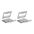 thumbnail image 6 of Laptop Stand Docking Station Featuring 10 Port 3USB3.0 PD100W 4K60hz Output Notebook Holder for Business Travelers, 6 of 9