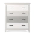 thumbnail image 3 of Commode à 4 tiroirs Long Beach de Forever Eclectic, gris marin, 3 of 4