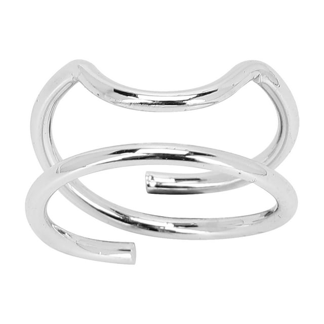 Anillo De Uñas Para Dedo índice, Tapa De Uñas De Metal Vintage, Anillo Para Decoración De Uñas, Dije Para Mujeres Y Niñas