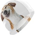 thumbnail image 1 of FYBTO Swimming Cap Funny Dog Unisex Adult FYBTO Polyester, 1 of 4