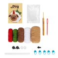 thumbnail image 2 of de ganchillo para principiantes, conjunto de manualidades con hilo de ganchillo para niños y adultos, paquete de iniciación de ganchillo hecho a Perro mayimx Ganchillo De Conejito En Maceta, 2 of 9