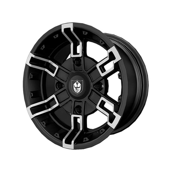 Pro Armor 1522544-266 Black Accent 14" x 7" R14 Front Buckle Wheel Rim Polaris OEM