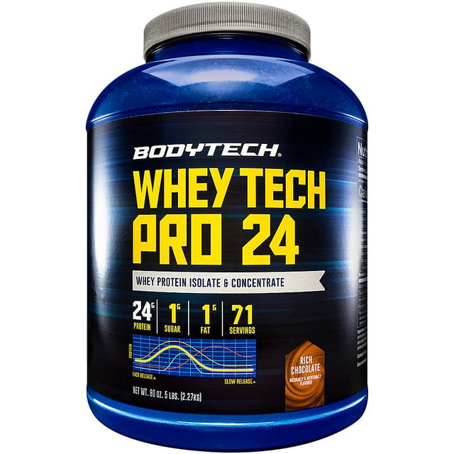 Protein Powder BODYTECH Whey Tech Pro24 Rich Chocolate 2.27kg