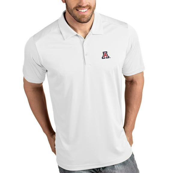 Arizona Wildcats Antigua Tribute Polo - White