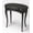 Black Licorice, variant on Beaumont Lane Cherry Medium Brown Writing Desk Kidney Distressed Finish 30" H x 32" W x 16" D